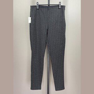 NEW Gap Pants Womens Medium black pin stripe skinny classic preppy casual